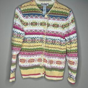 Tiara Petites Vintage Cardigan Sweater PS Small 2004